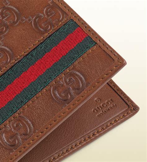 gucci wallet brown leather